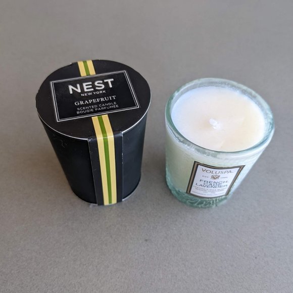 NEST Fragrances Other - 2 Candles - Nest Grapefruit and Voluspa French Lavender